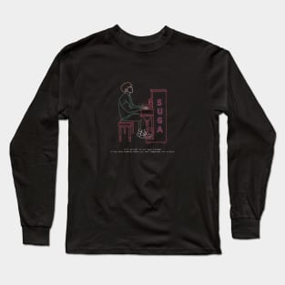 BTS SUGA WITH PIANO Long Sleeve T-Shirt